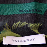 Burberry panno di cashmere a due colori