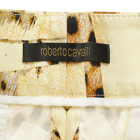 Roberto Cavalli Shorts with animal print