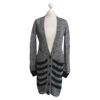 See By Chloé Knitted coat with striped pattern