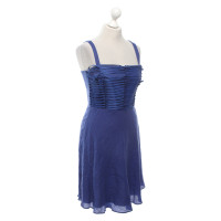 Armani Kleid aus Ramie in Blau