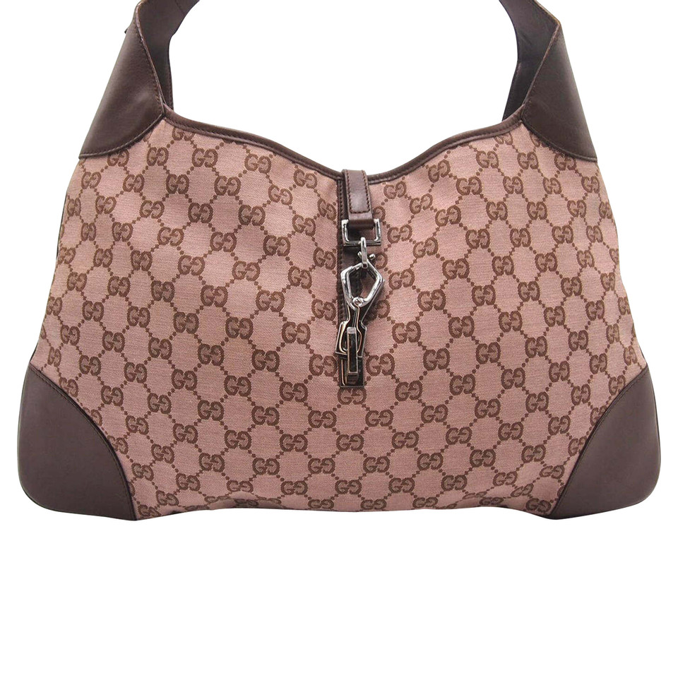 Gucci Jackie Bag Canvas in Roze