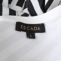 Escada top in black and white