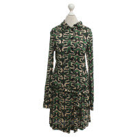 Diane Von Furstenberg zijden jurk met riem