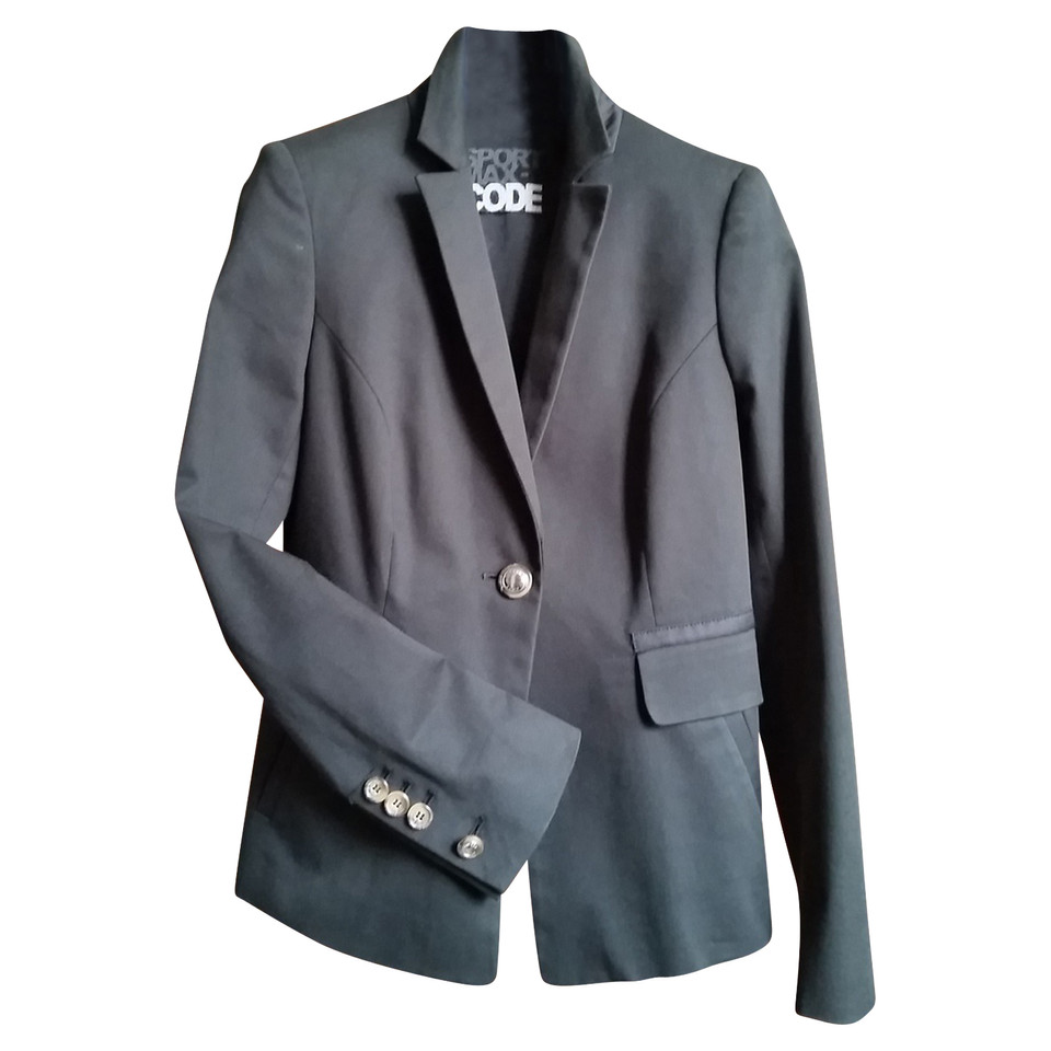 Sport Max Blazer en Coton en Noir