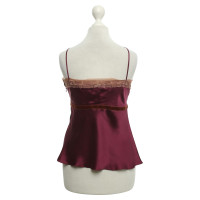 Alberta Ferretti Top in Bordeaux