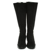 Cesare Paciotti Bottes en Daim en Noir