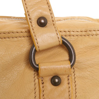 Napapijri Handbag Leather in Ochre