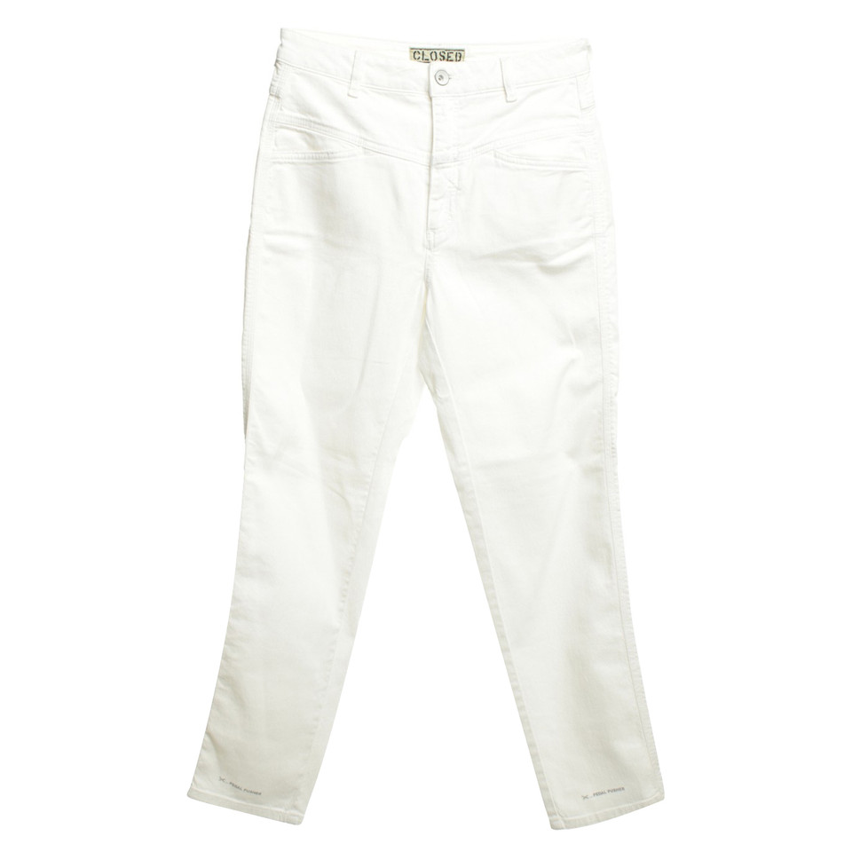 Closed Jeans "Pedal Pusher" in white