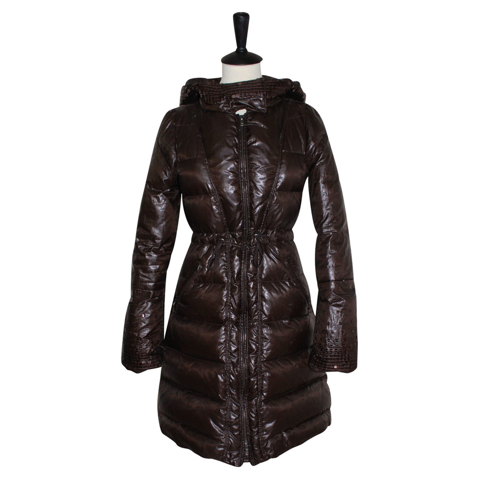 Pinko Quilted coat with sequins
