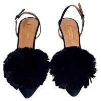 Aquazzura Sandales en Daim en Noir