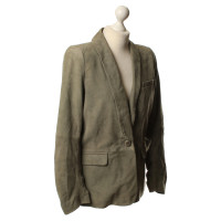 Closed Olive green leather Blazer
