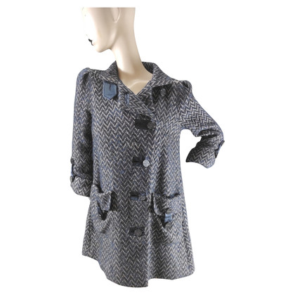 Diane Von Furstenberg Jacket/Coat in Blue