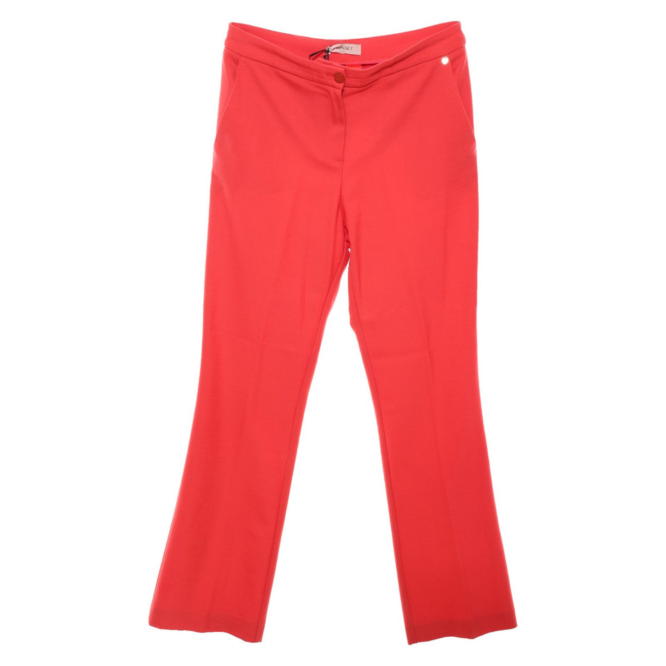Twinset Milano Paire de Pantalon en Rouge