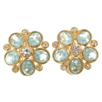 Nina Ricci Ear clips with gemstones