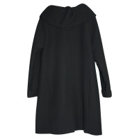 Max Mara Jacke/Mantel aus Wolle in Schwarz