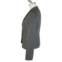 Max & Co Max & co wol tweed zwarte grijze blazer
