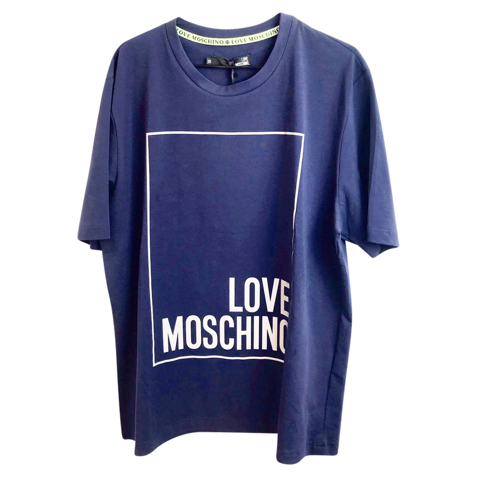 Love Moschino Strick aus Baumwolle in Blau