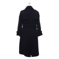 Burberry Giacca/Cappotto in Lana in Blu