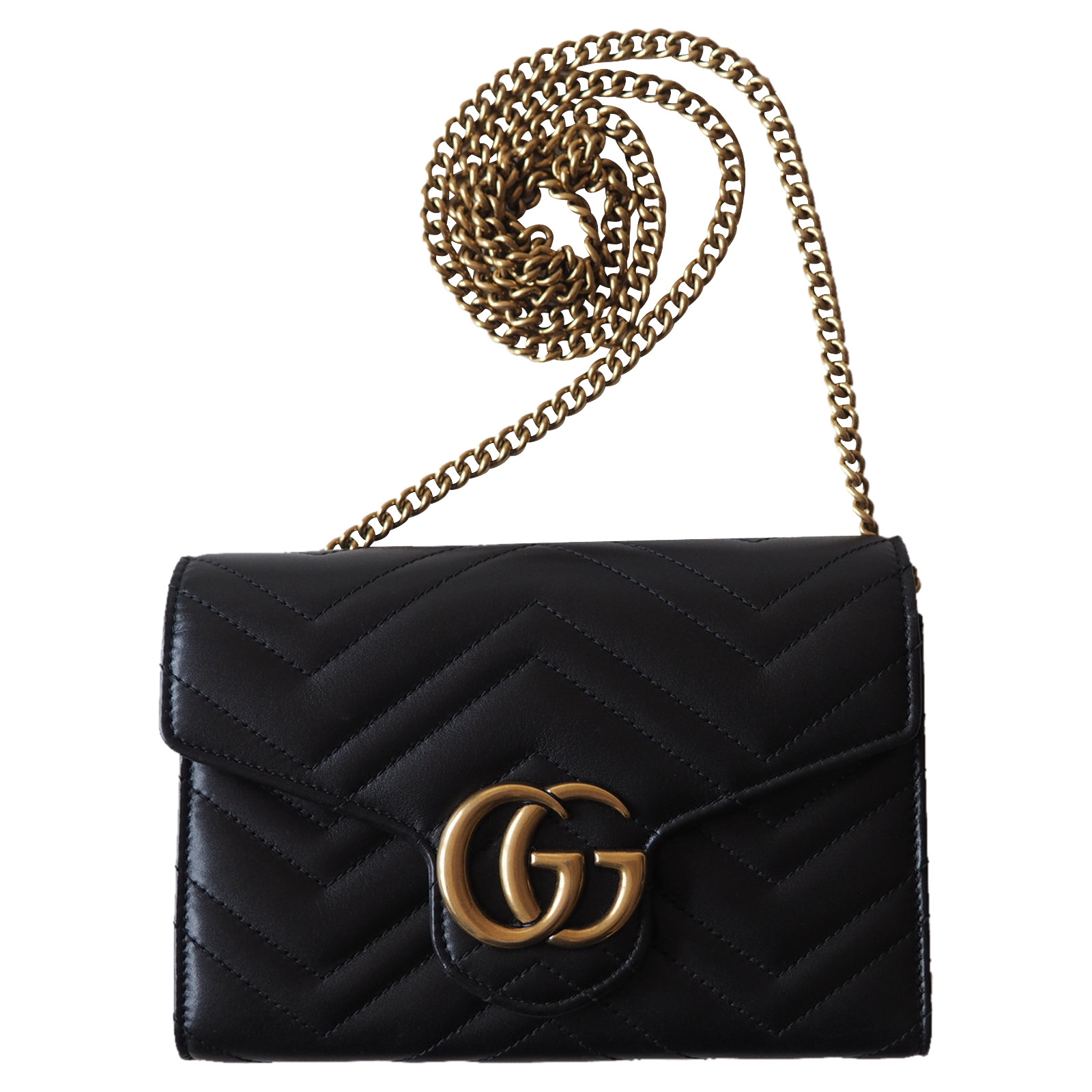 Gucci Marmont Bag aus Leder in Schwarz - Second Hand Gucci Marmont Bag aus  Leder in Schwarz gebraucht kaufen für 1049€ (5840362)