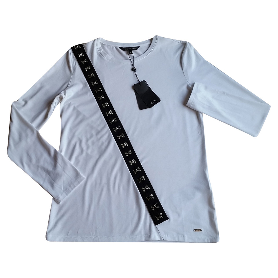 Armani Exchange Knitwear Viscose in White