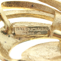 Balenciaga Goldfarbene Brosche