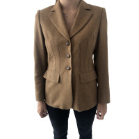 Escada Blazer en Laine en Ocre