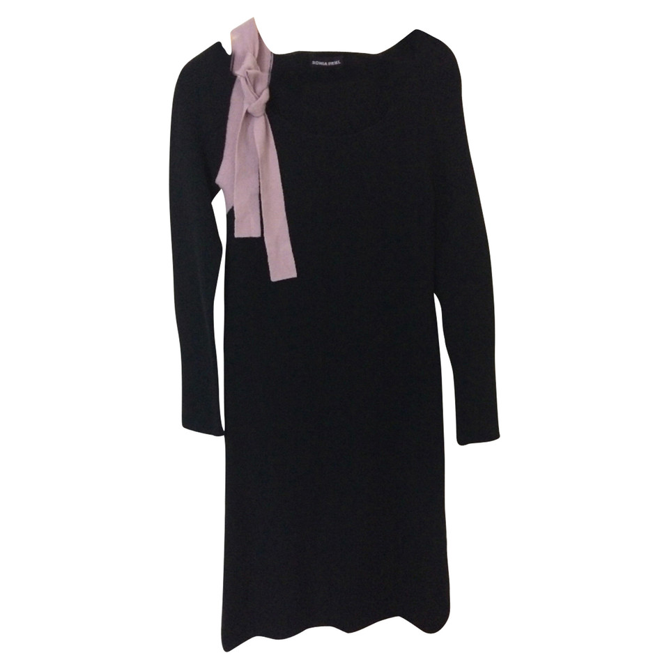 Sonia Rykiel Kleid aus Wolle in Schwarz