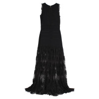 Elie Saab Vestito in Viscosa in Nero