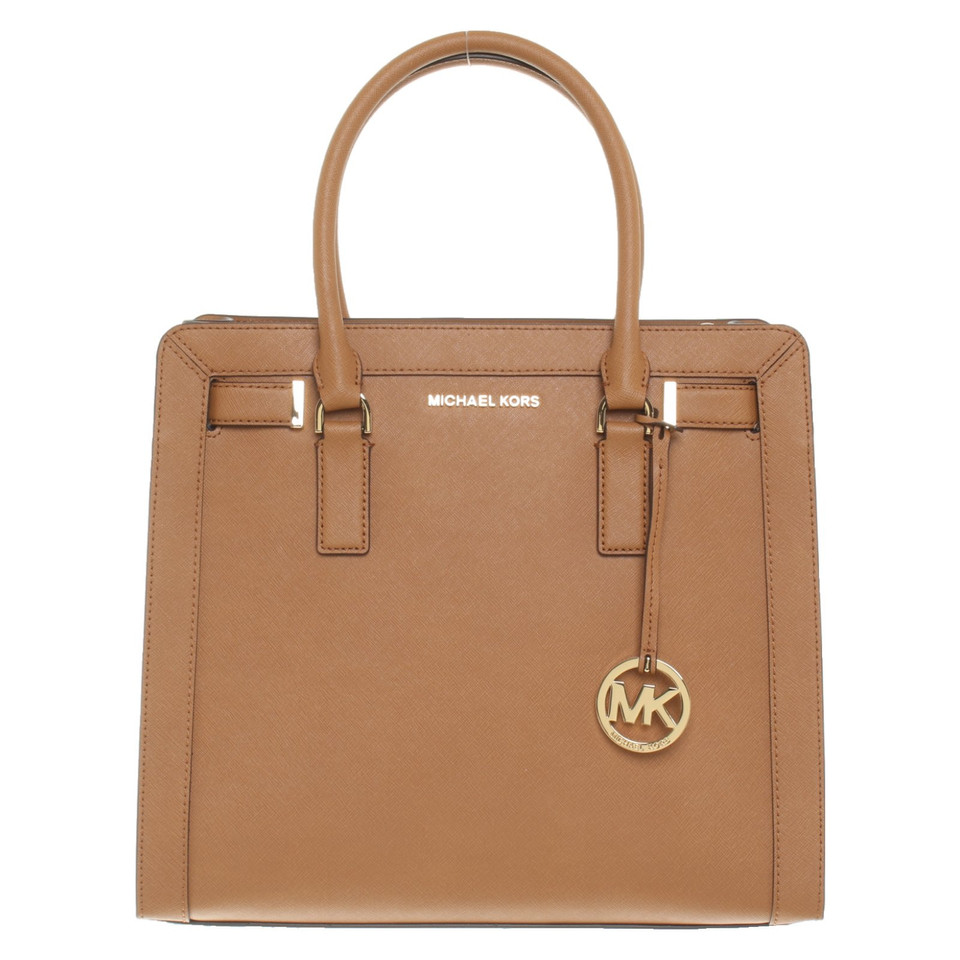 Michael Kors Handtasche aus Leder in Ocker