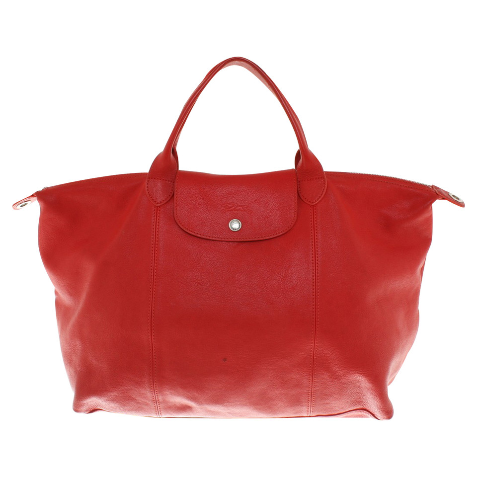 Longchamp Shopper in red