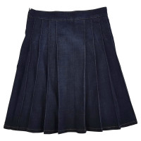 Burberry Pleated skirt made of denim