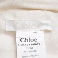 Chloé Cappotto in crema bianca