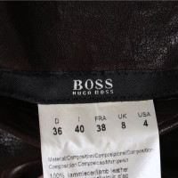 Hugo Boss Jacket/Coat Leather in Brown