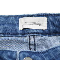 American Vintage Jeans in Cotone in Blu
