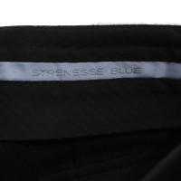 Strenesse Blue Trousers Wool in Black