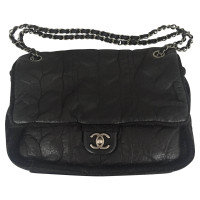 Chanel Handtas Leer in Zwart