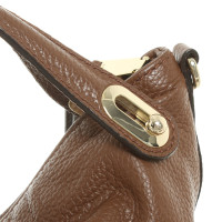 Abro Handtasche aus Leder in Braun