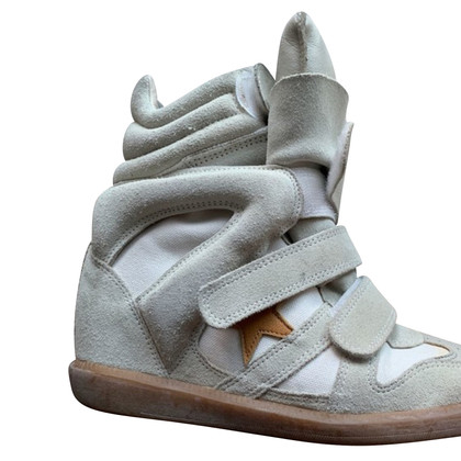 Isabel Marant Sneakers aus Wildleder in Beige