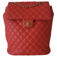 Chanel Urban Spirit Backpack in Pelle in Arancio