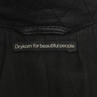 Drykorn Cappotto di pelle nero