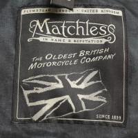 Matchless Matchless - giacca di pelle scamosciata in blu