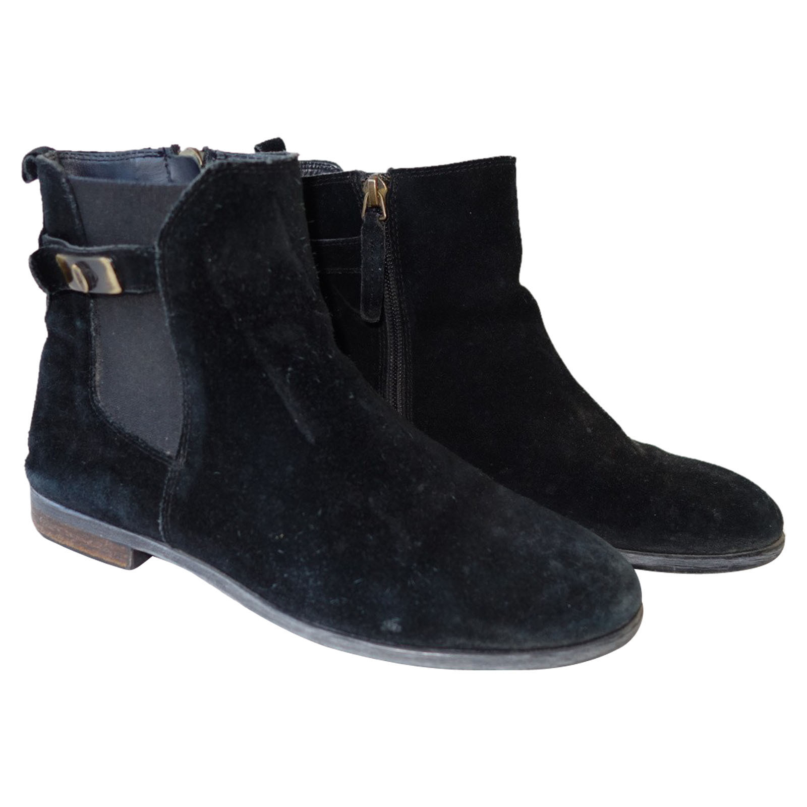 Tommy Hilfiger Ankle boots Suede in Black - Second Hand Tommy Hilfiger  Ankle boots Suede in Black buy used for 69€ (4141202)