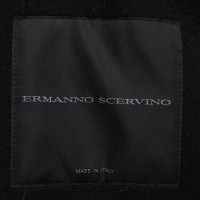 Ermanno Scervino Jacke/Mantel aus Wolle in Schwarz