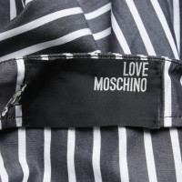 Moschino Love skirt with stripes pattern