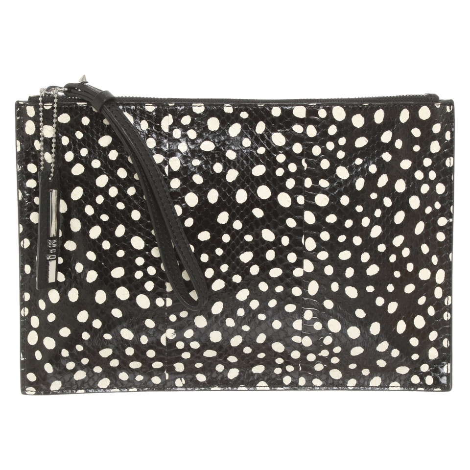 Mc Q Alexander Mc Queen Clutch aus Leder