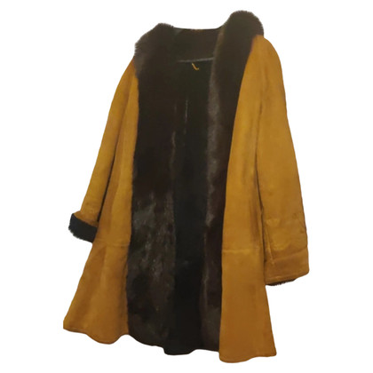 Cristaseya Jacket/Coat Wool in Ochre