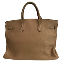 Hermès Birkin Bag 40 in Pelle in Beige