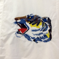 Kenzo Bluse mit Tigerkopf-Emblem