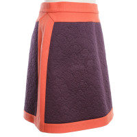 Missoni Mini skirt in orange / violet
