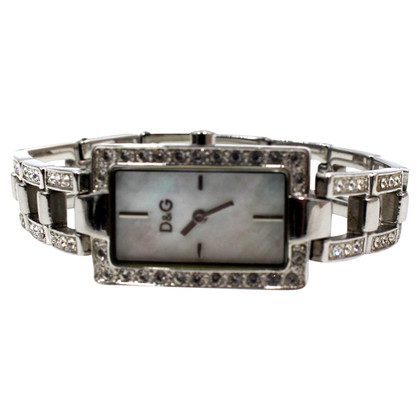 D&G Armbanduhr aus Stahl in Silbern